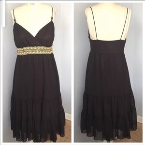 Cache Spaghetti Strap Empire Waist Dress